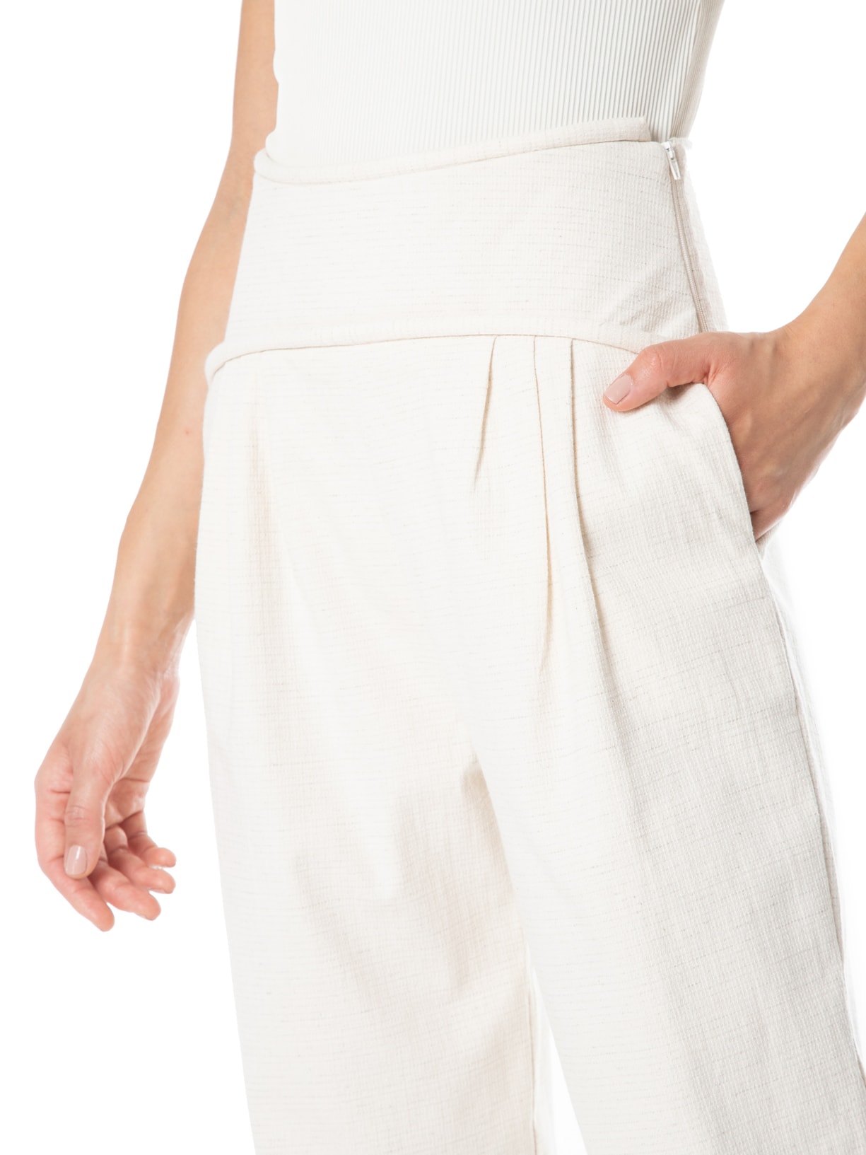 Calça Feminina Concha Bege Shop2gether + Tissé