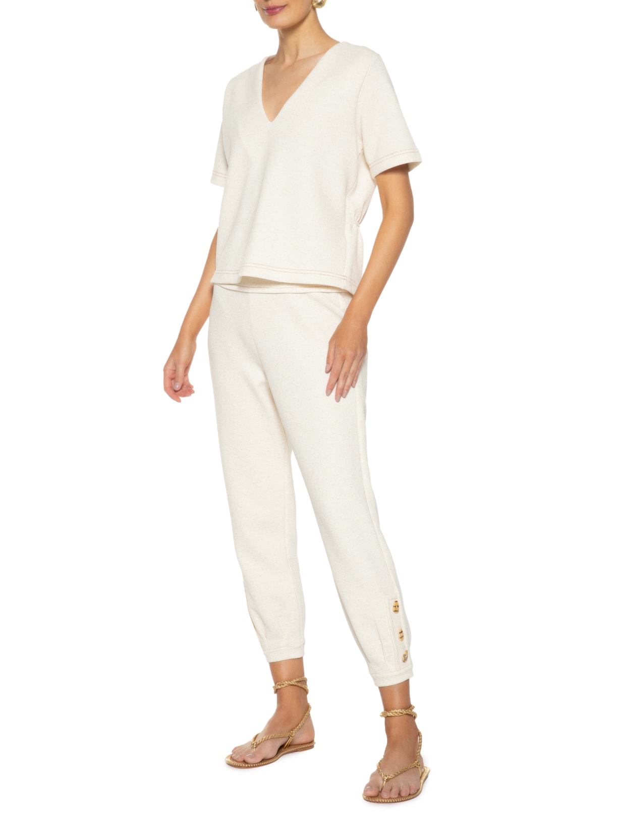 Calça Feminina Cony Bege Le Lis