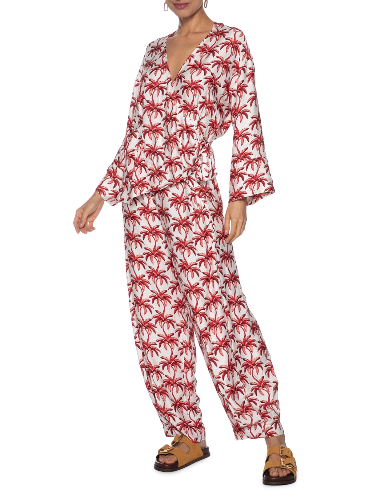 Calça Feminina Coqueiro Banana Mini Rosa Farm
