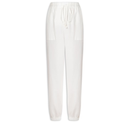 Calça Feminina Cordão Cintura - Branco