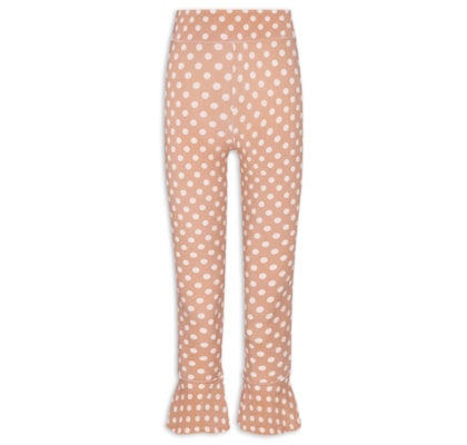 Calça Feminina Corsário Estampado Poá Joanne - Marrom