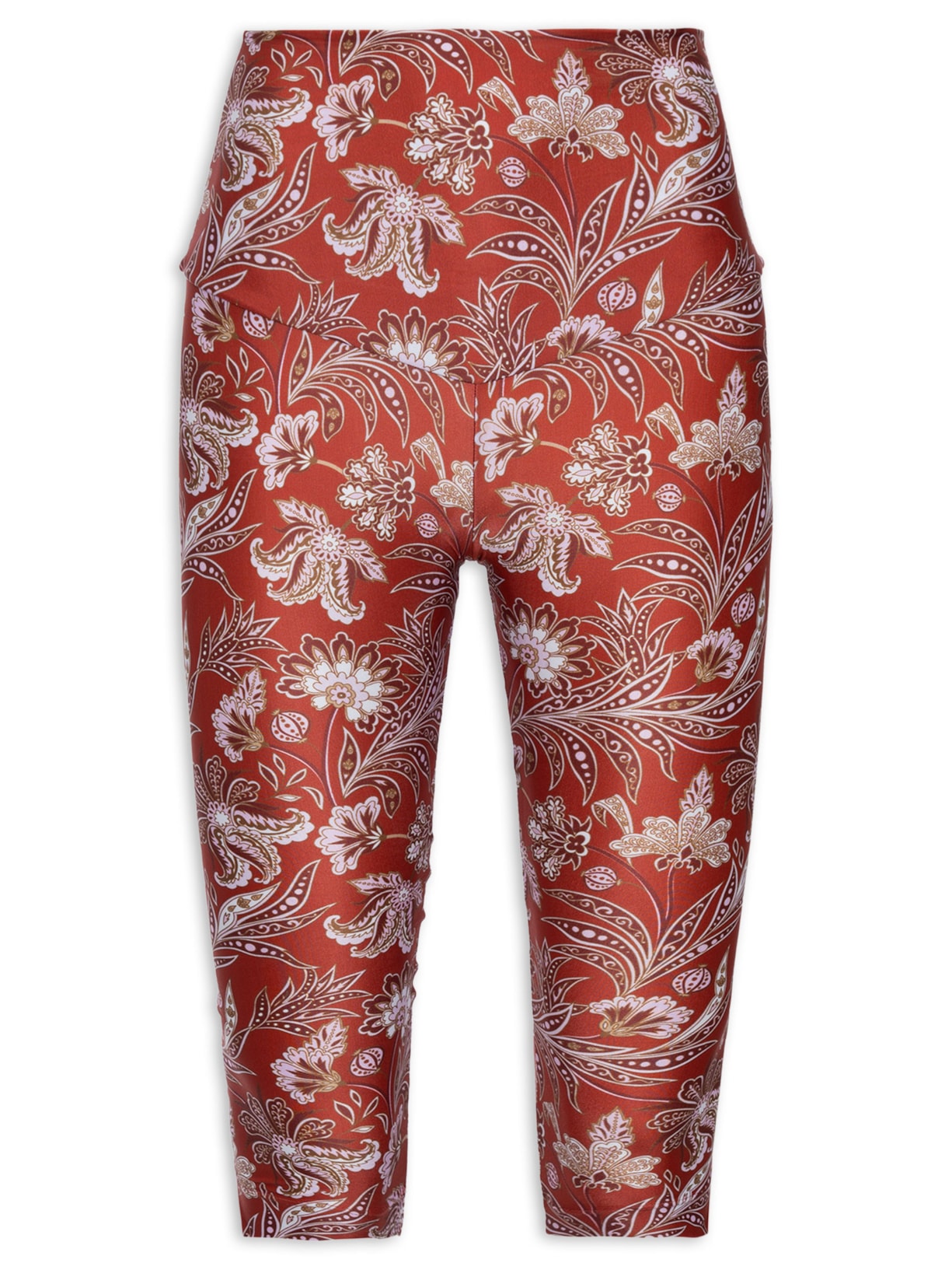 Calça Feminina Corsario - Vermelho