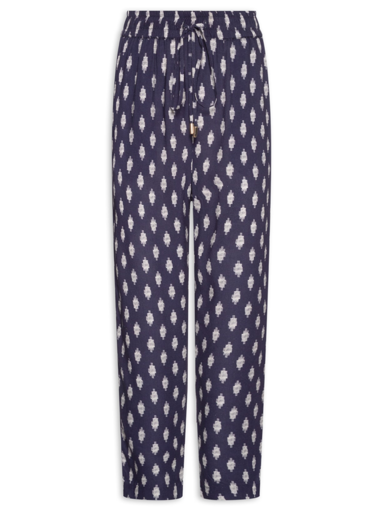 Calça Feminina Cós Elástico Azul Lenny Niemeyer