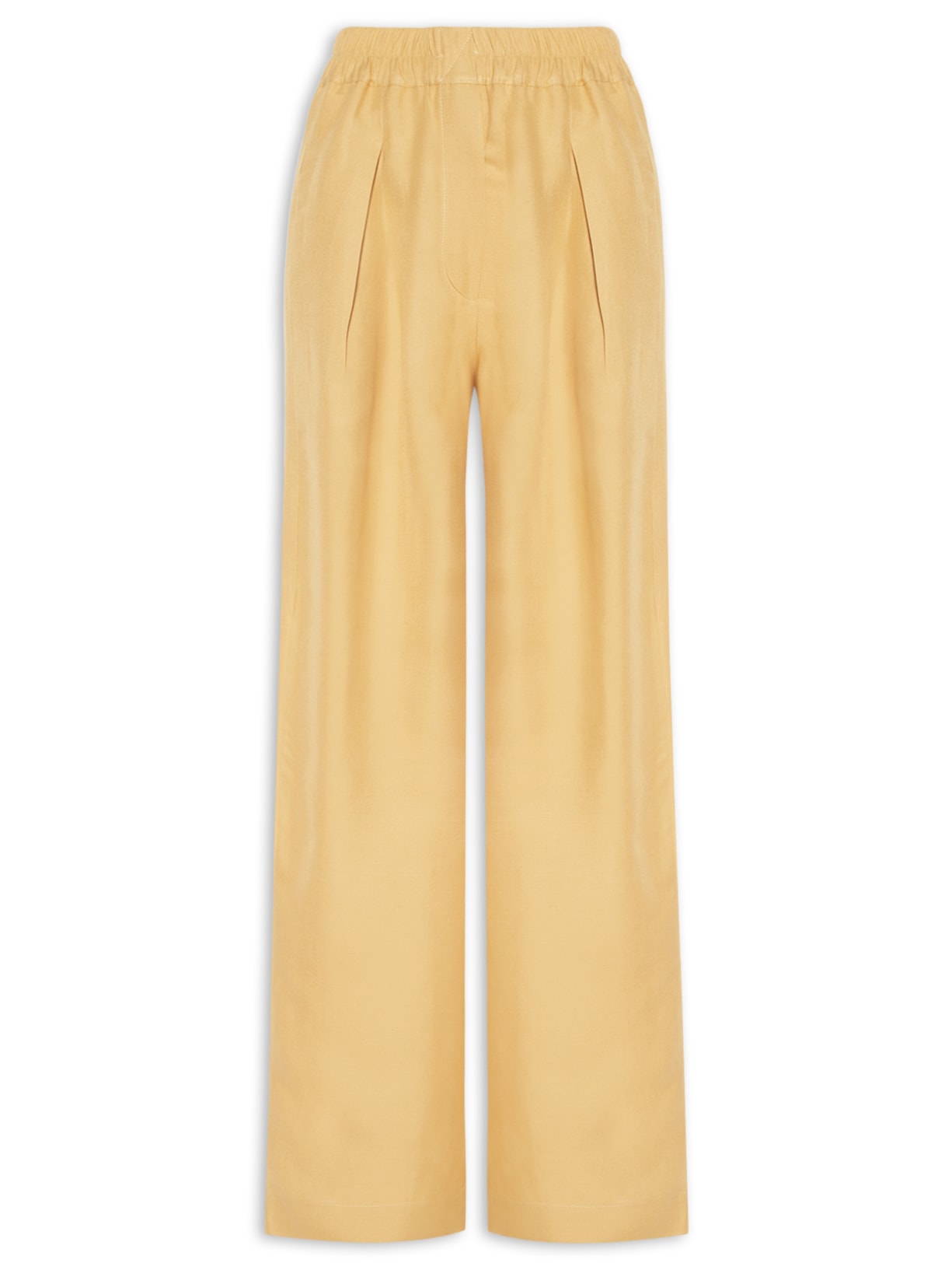 Calça Feminina Cós Elástico - Bege