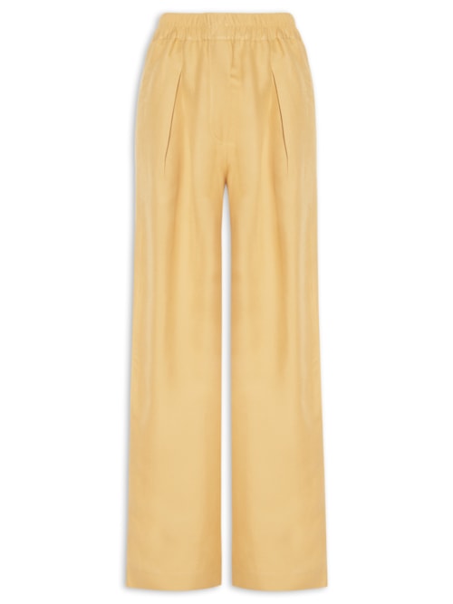 Calça Feminina Cós Elástico - Bege