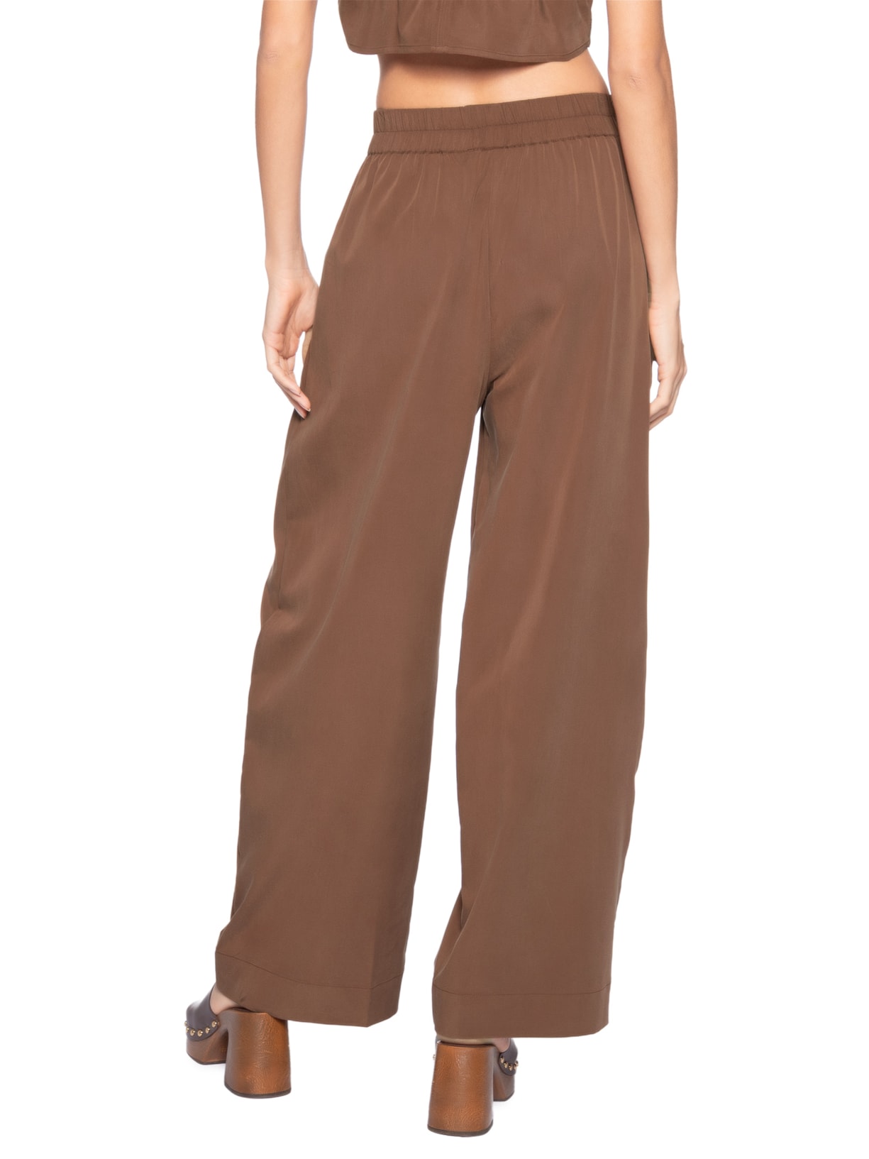 Calça Feminina Cós Elástico Choco – Marrom Animale