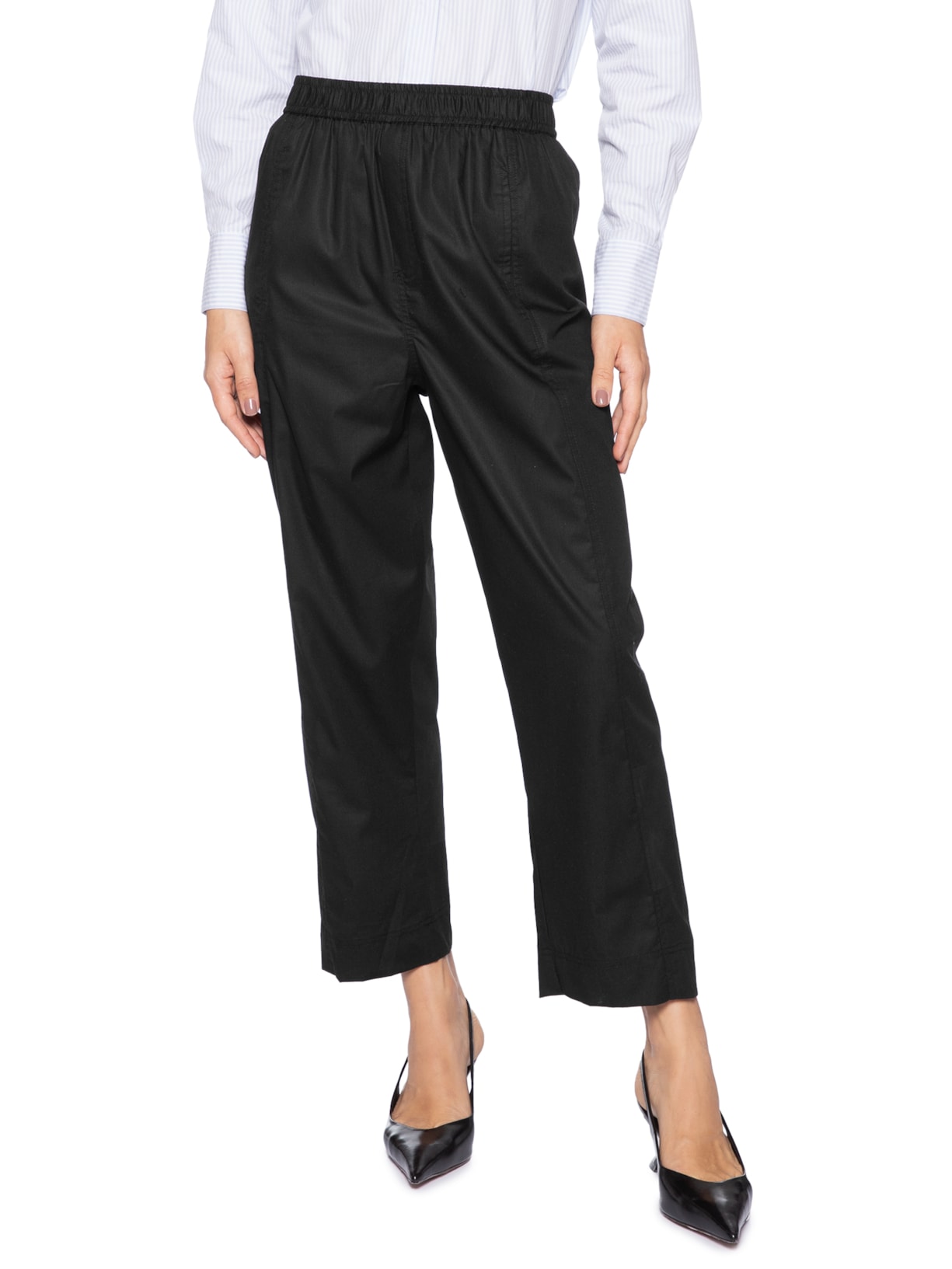 Calça Feminina Cós Elástico Preto Animale