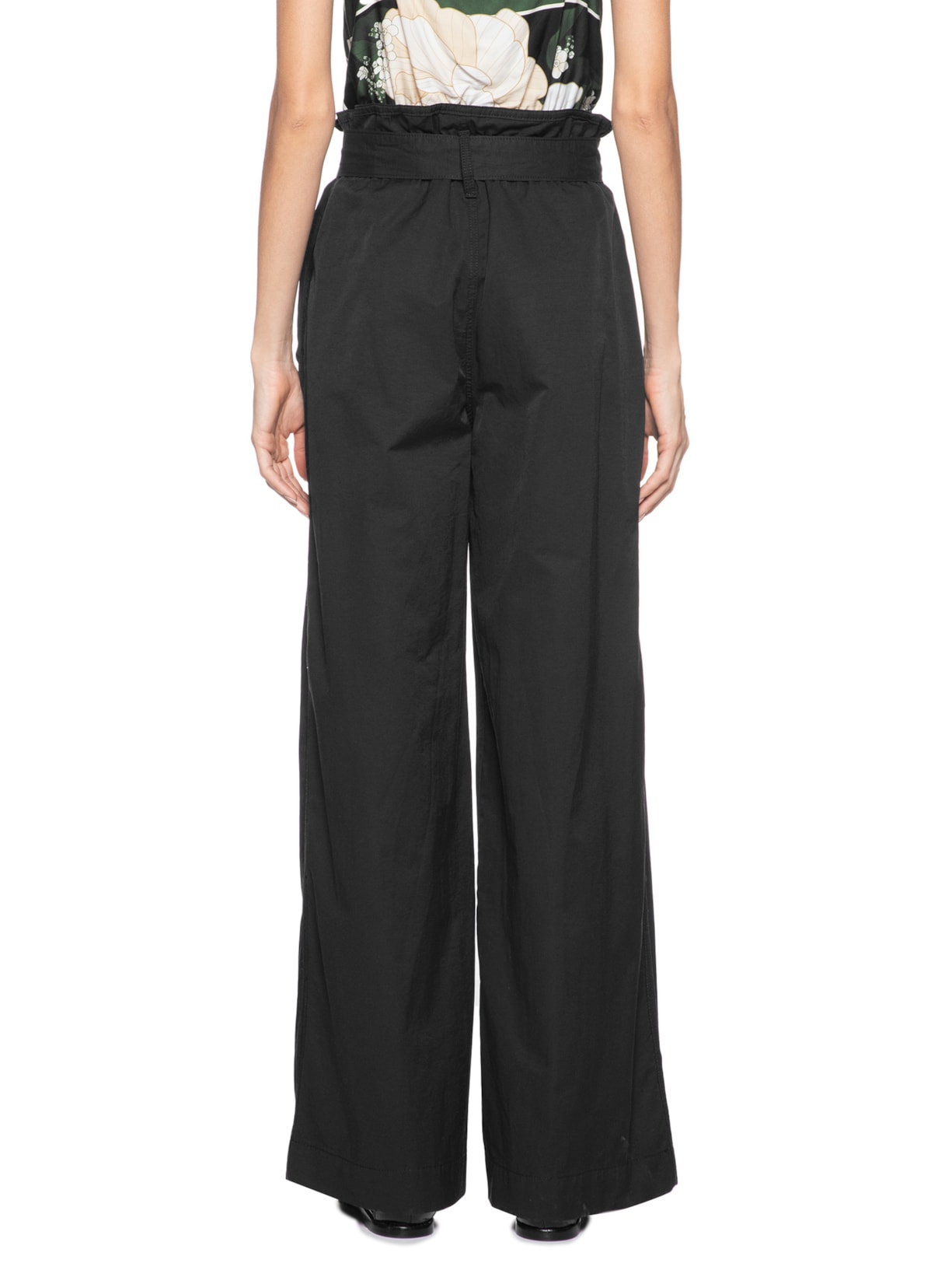 Calça Feminina Cós Faixa Reta Preto Farm