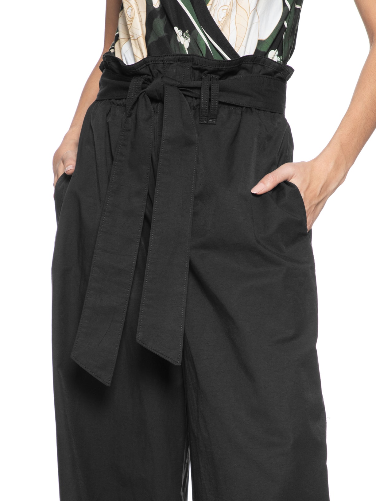 Calça Feminina Cós Faixa Reta Preto Farm
