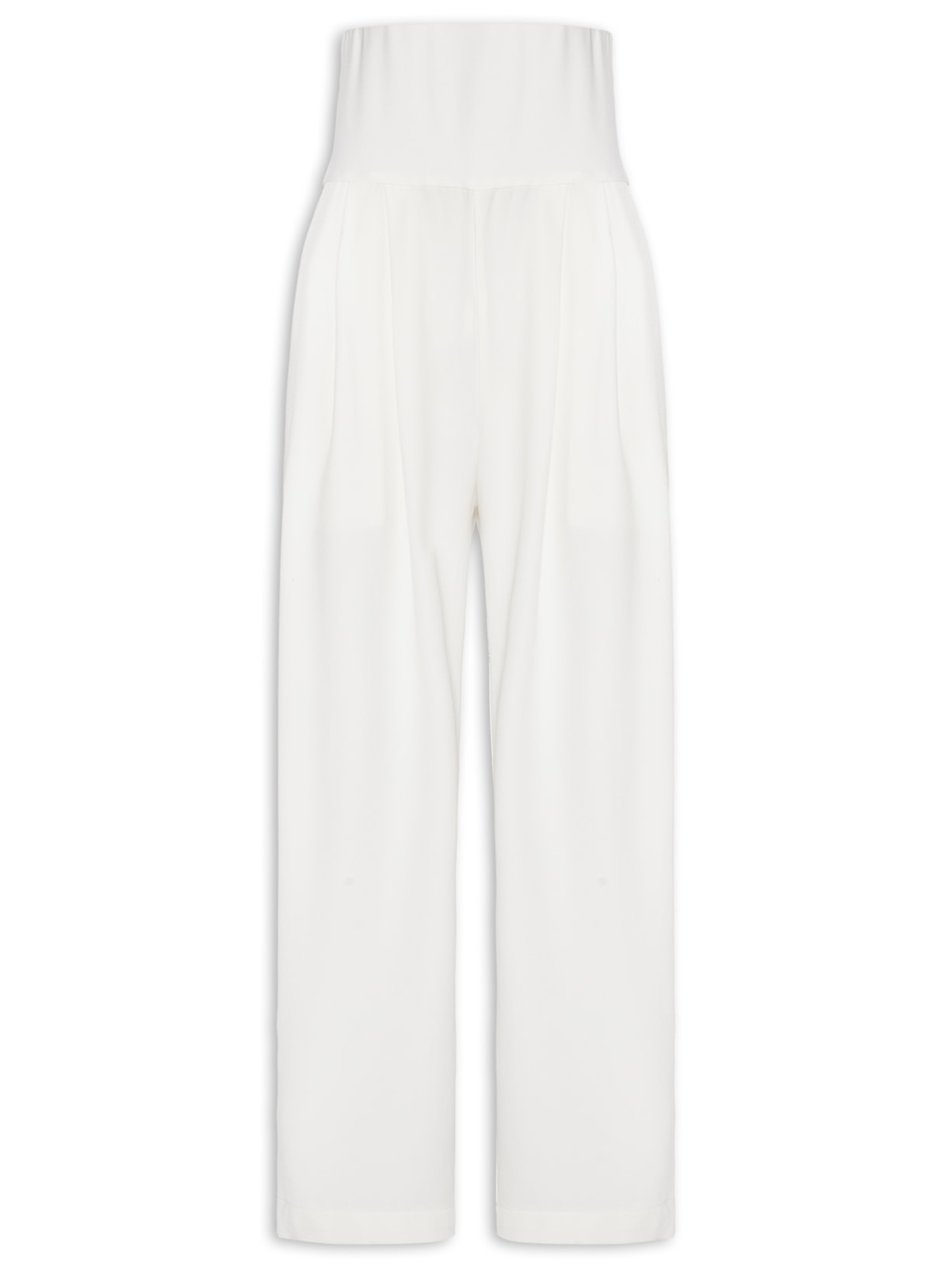 Calça Feminina Cós Largo - Branco