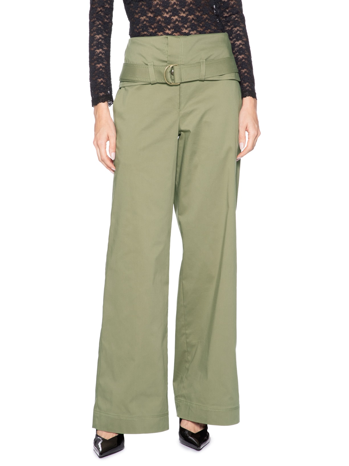 Calça Feminina Cotton Tailor Jessie Verde Nk