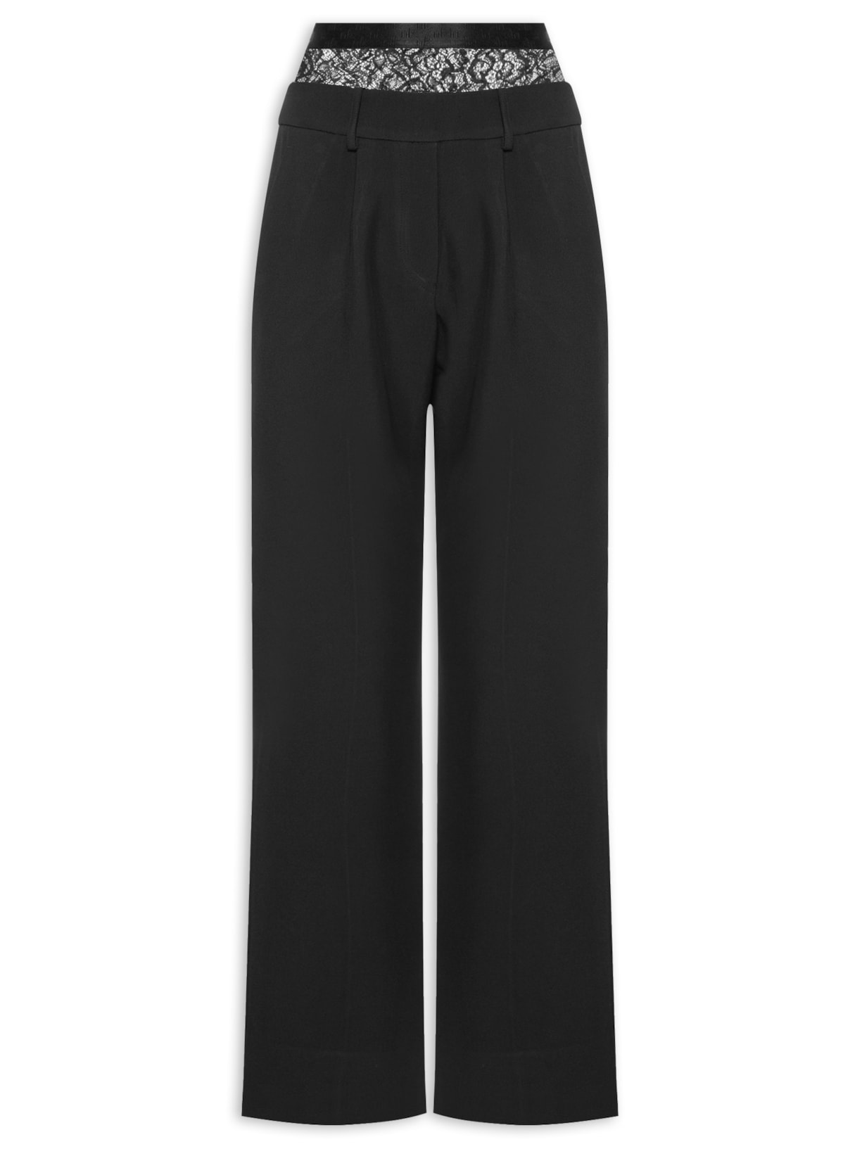 Calça Feminina Crepe Aurora Alana - Preto