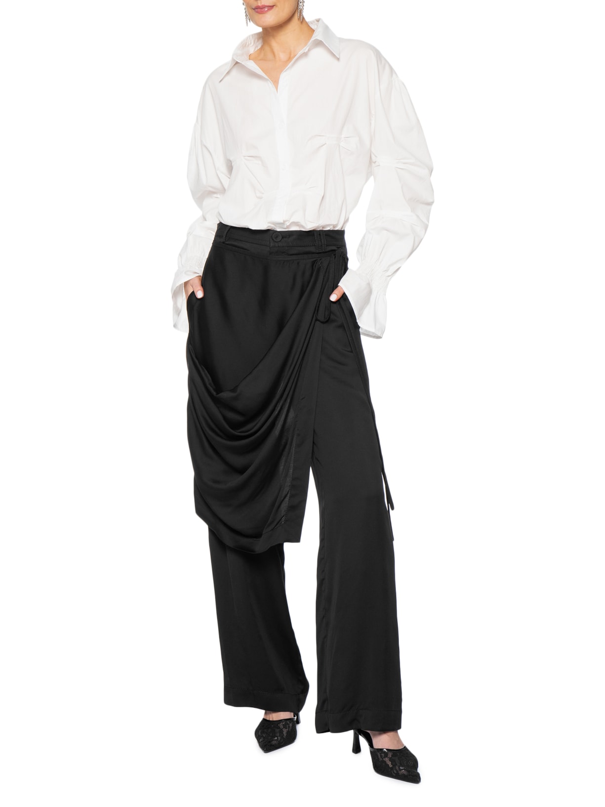 Calça Feminina Crepe de Viscose – Preto Coven