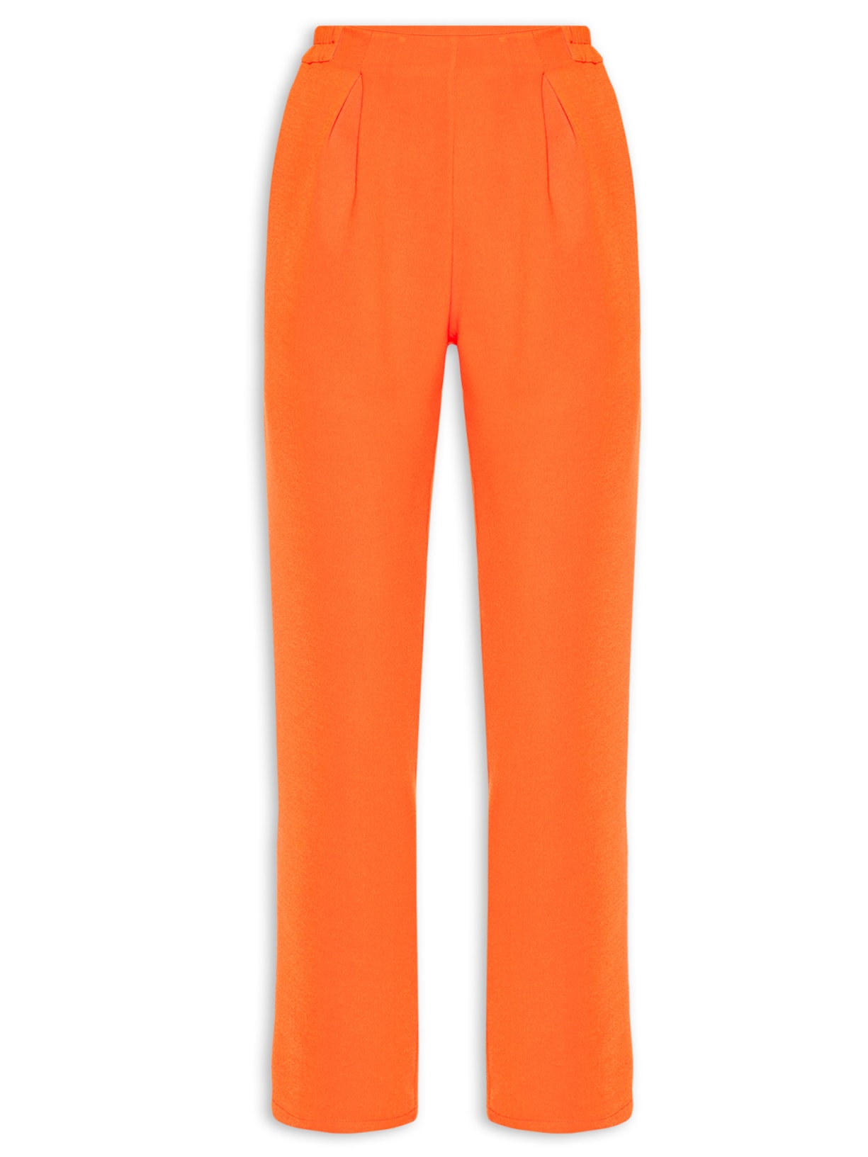 Calça Feminina Crepe Elástico - Laranja