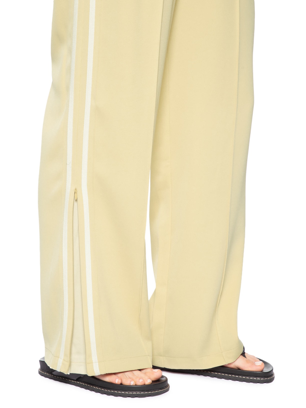 Calça Feminina Crepe Listra Lateral Amarelo Animale Jeans