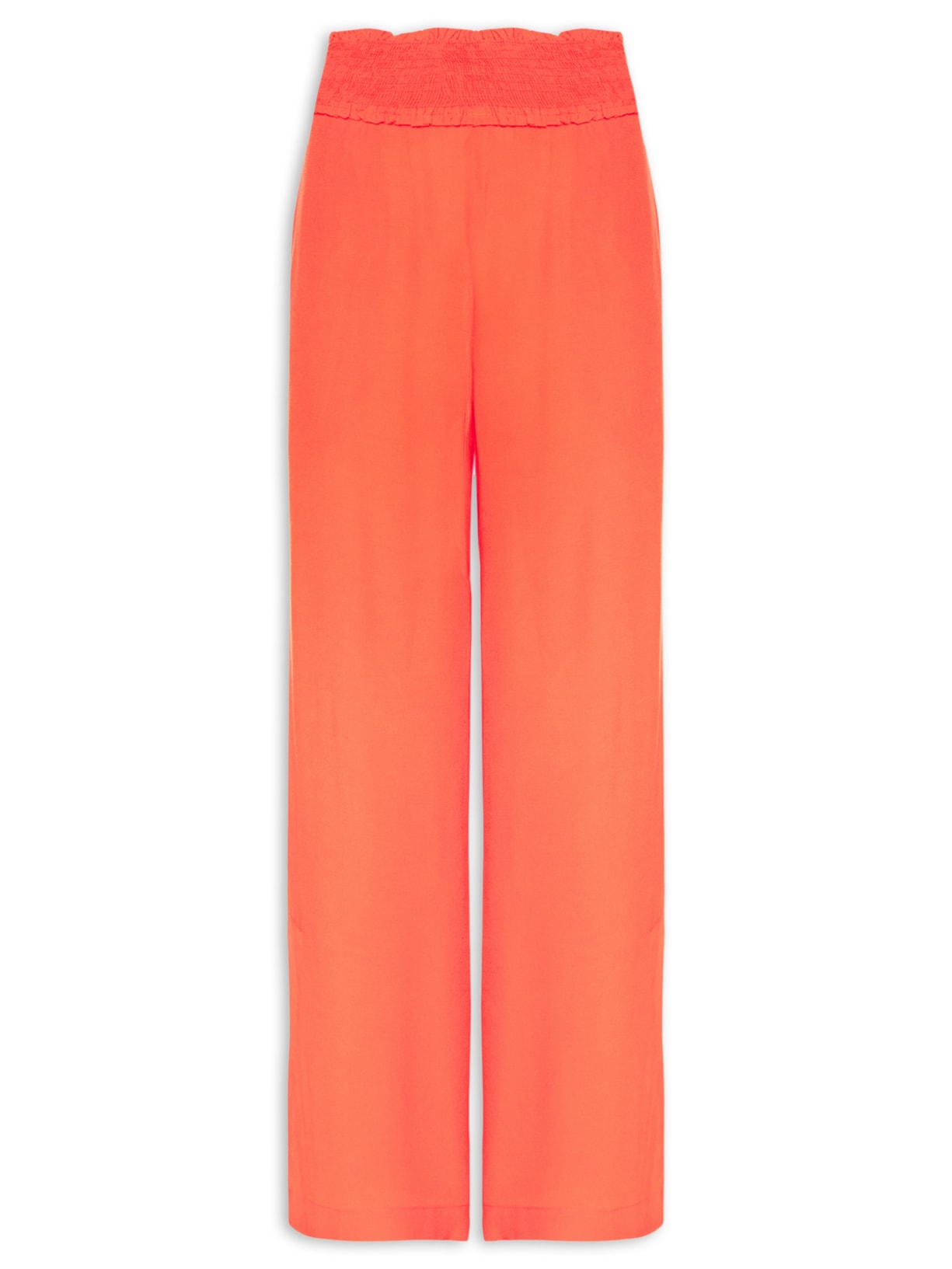 Calça Feminina Crepe Pala Lastex - Vermelho