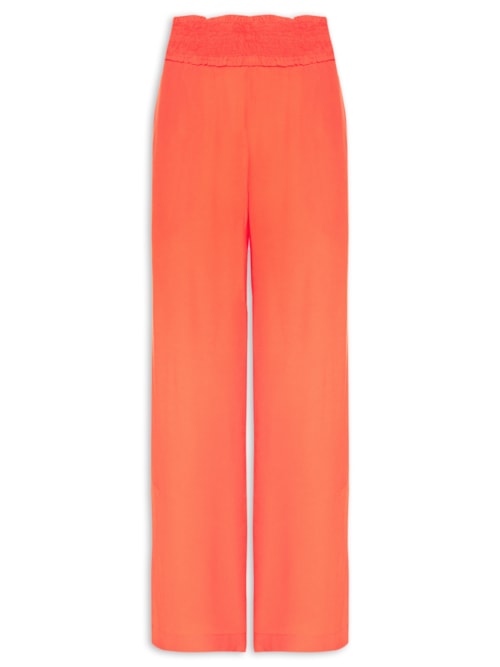 Calça Feminina Crepe Pala Lastex - Vermelho