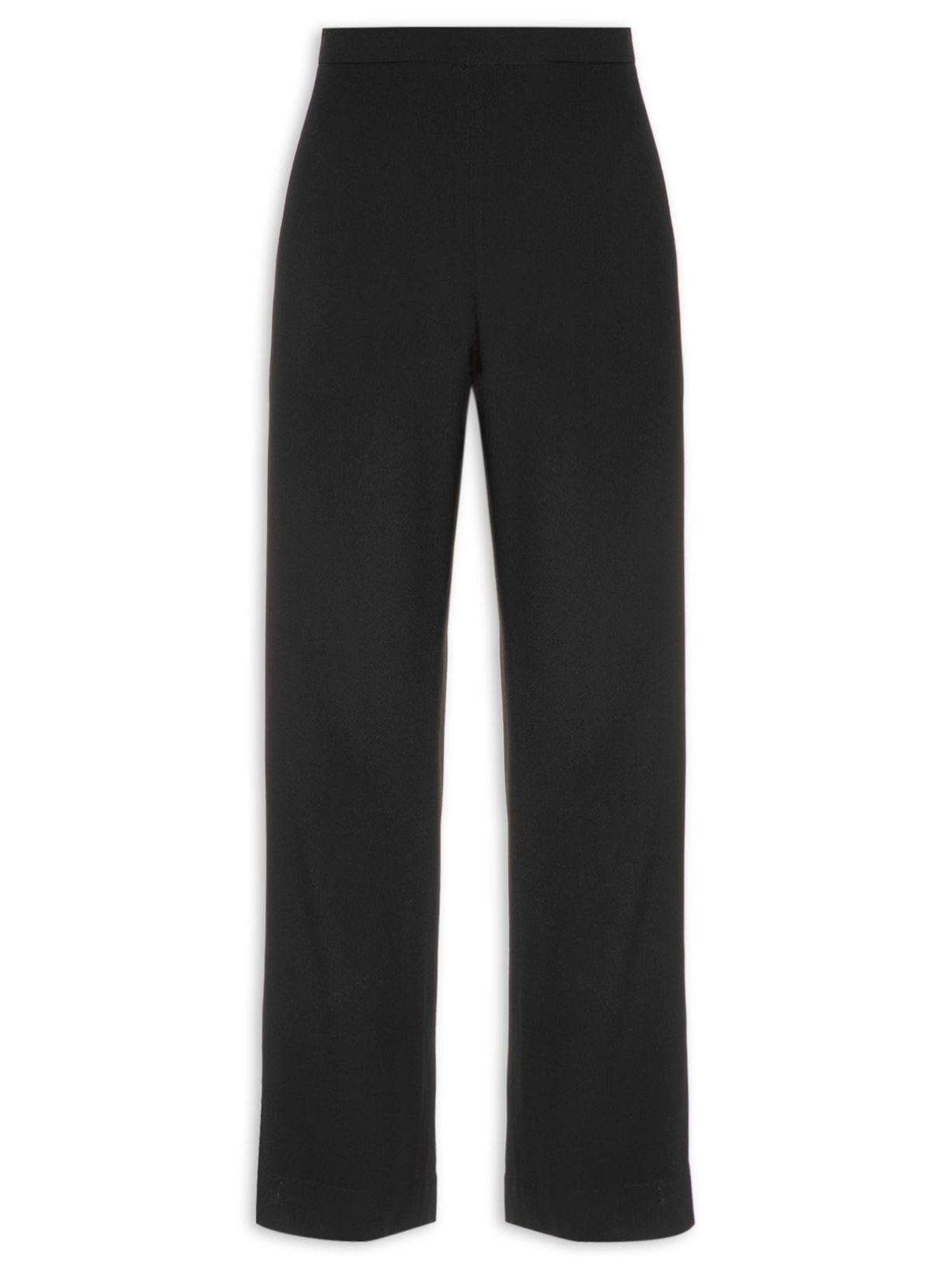 Andrea Marques Calça Feminina Crepe Semi Flare Preto