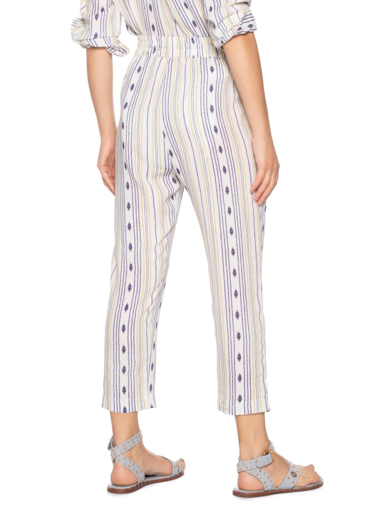 Calça Feminina Cropped Easy Branco Lenny Niemeyer