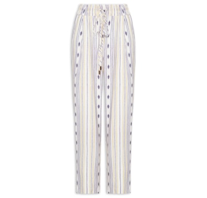 Calça Feminina Cropped Easy - Branco