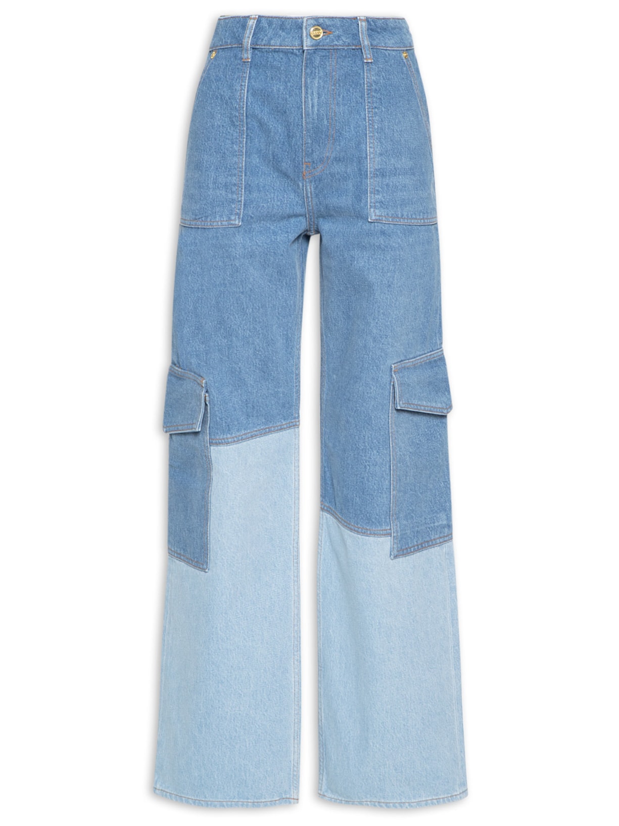 Calça Feminina Cuttline Denin Angi - Azul