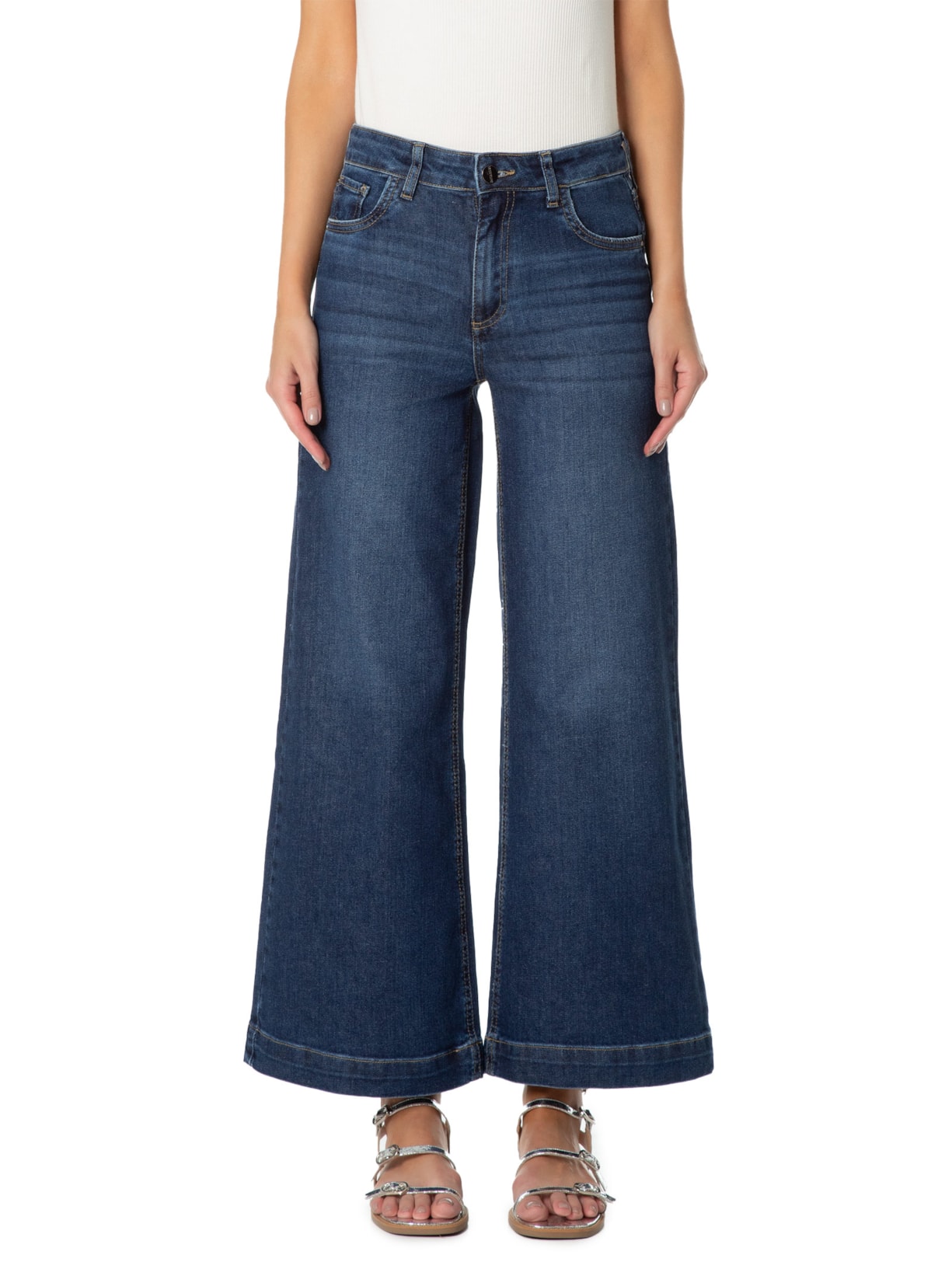 Calça Feminina Daniela Azul Le Lis