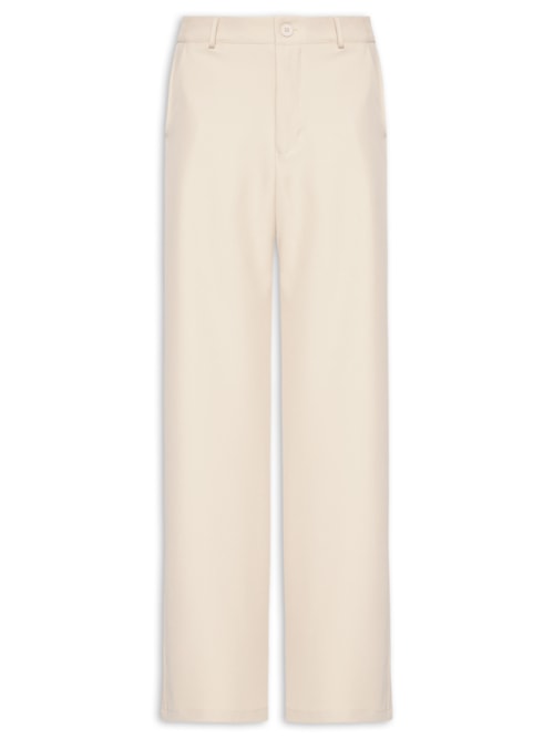 Calça Feminina de Alfaiataria – Bege