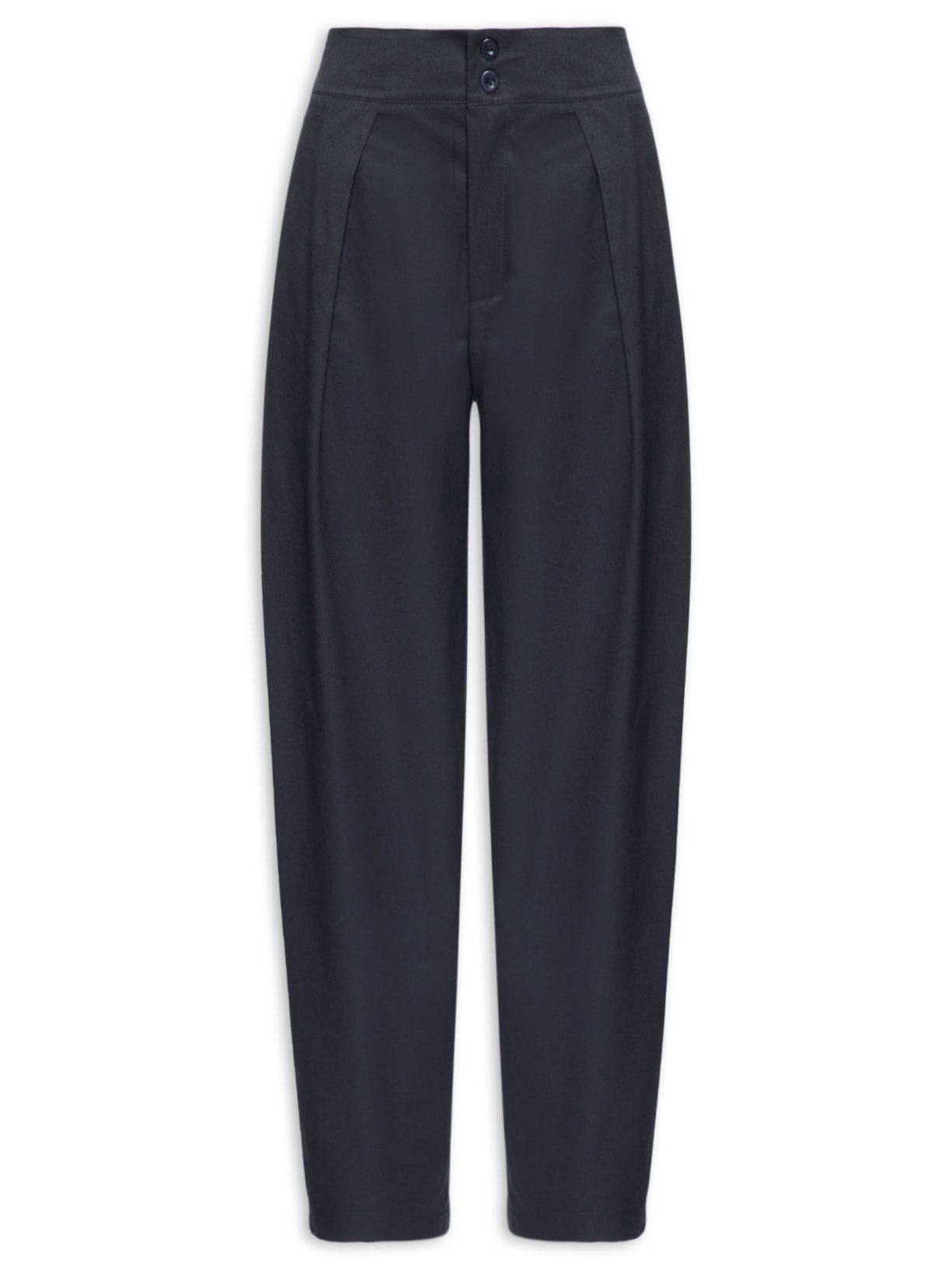 Calça Feminina De Alfaiataria Balloon Azul Market 33