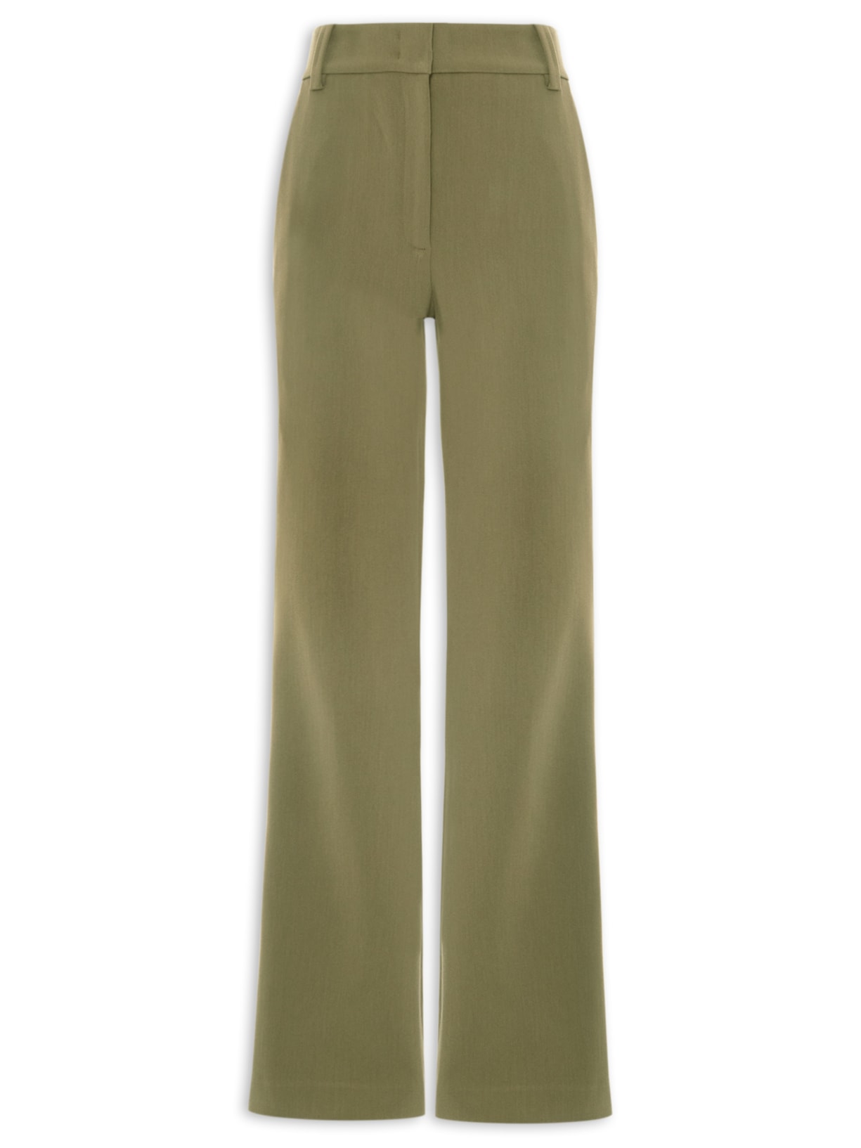 Calça Feminina De Alfaiataria Bootcut Verde Animale