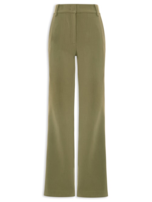 Calça Feminina De Alfaiataria Bootcut - Verde