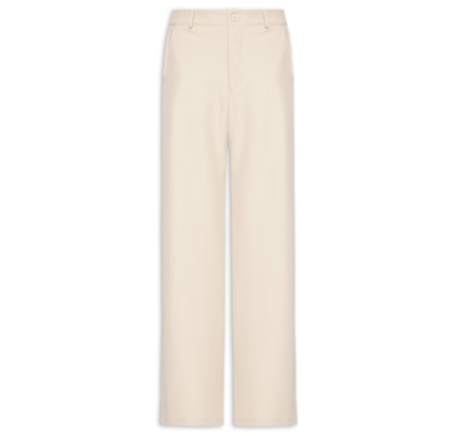 Calça Feminina  de Alfaiataria – Bege