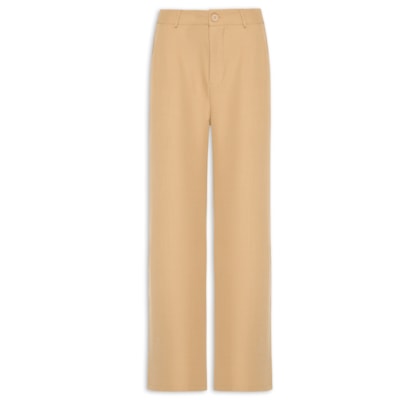 Calça Feminina  de Alfaiataria – Bege