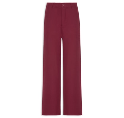 Calça Feminina  de Alfaiataria – Vermelho