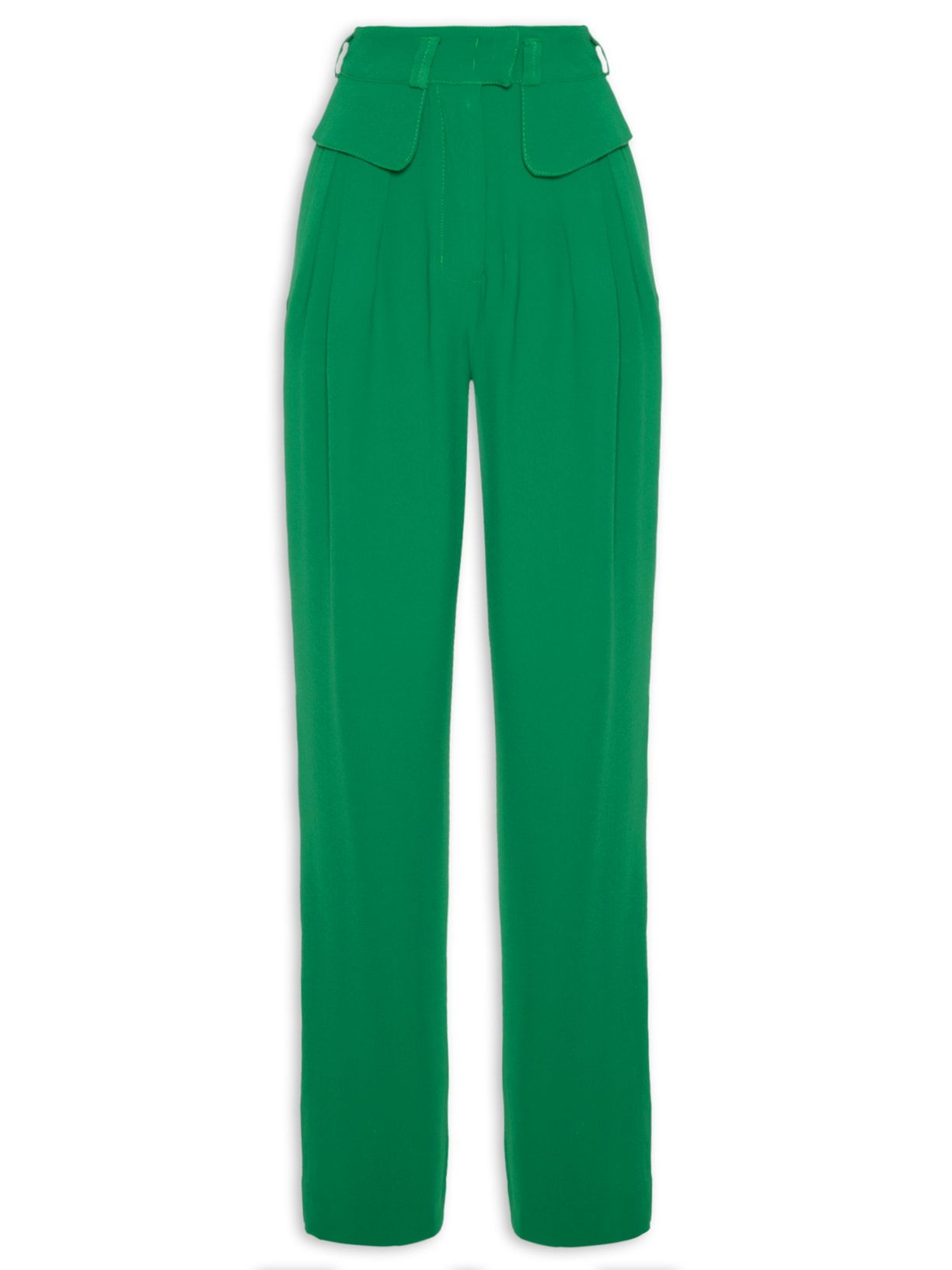 Calça Feminina De Crepe - Verde