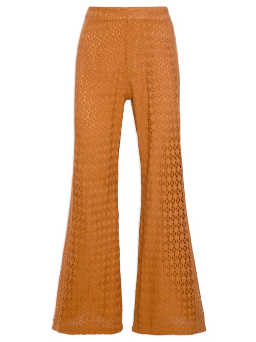 Calça Feminina De Laise Esferas - Marrom