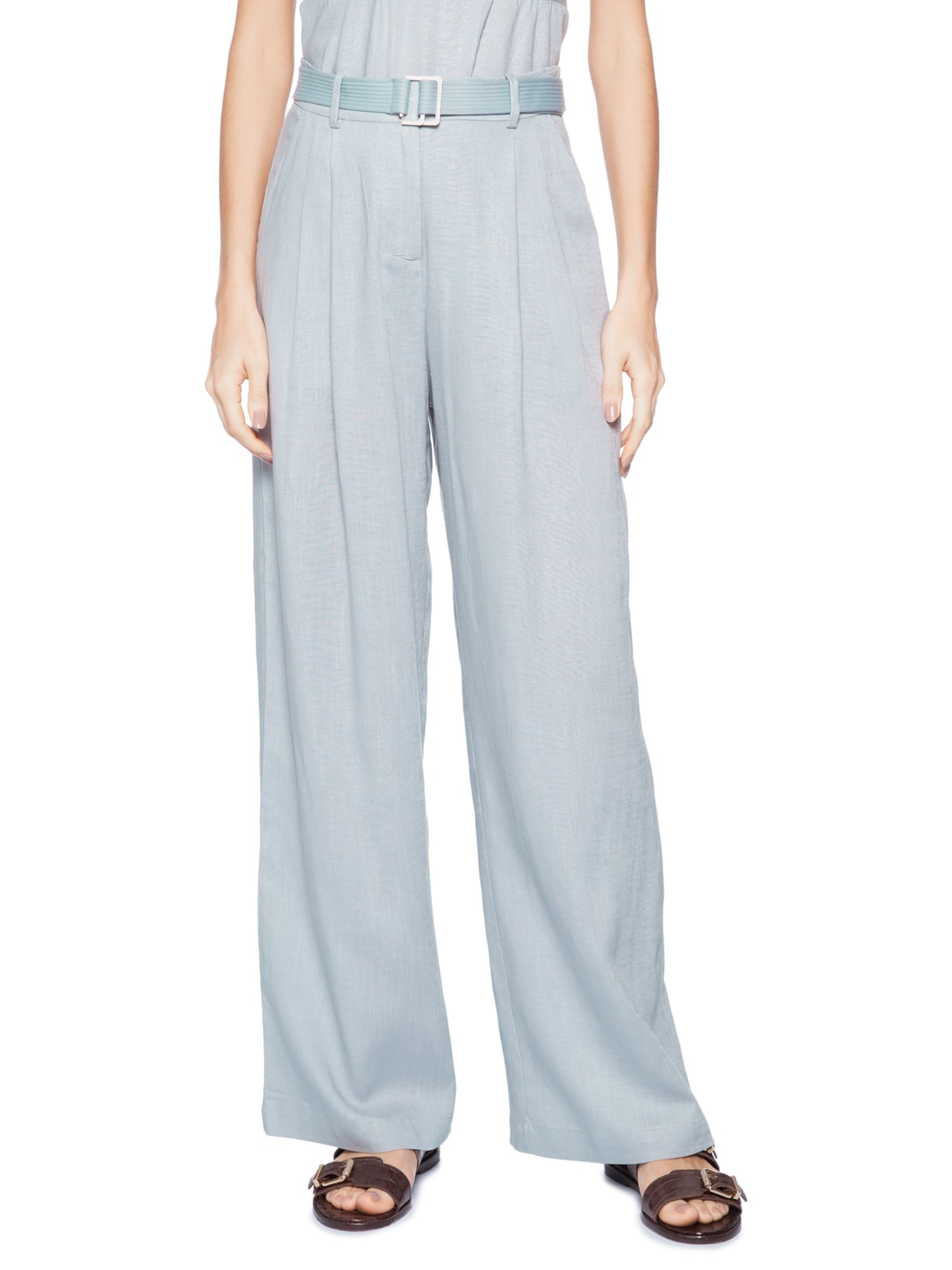 Calça Feminina De Linho Millie Azul Animale Jeans