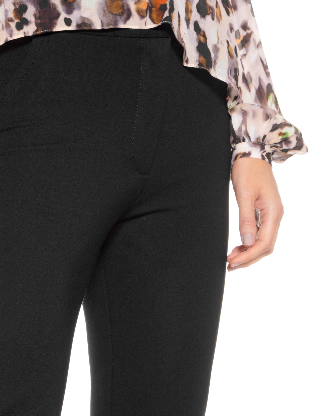 Calça Feminina De Malha Estruturada Preto Animale