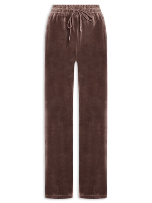 Calça Feminina De Moletom Plush - Marrom