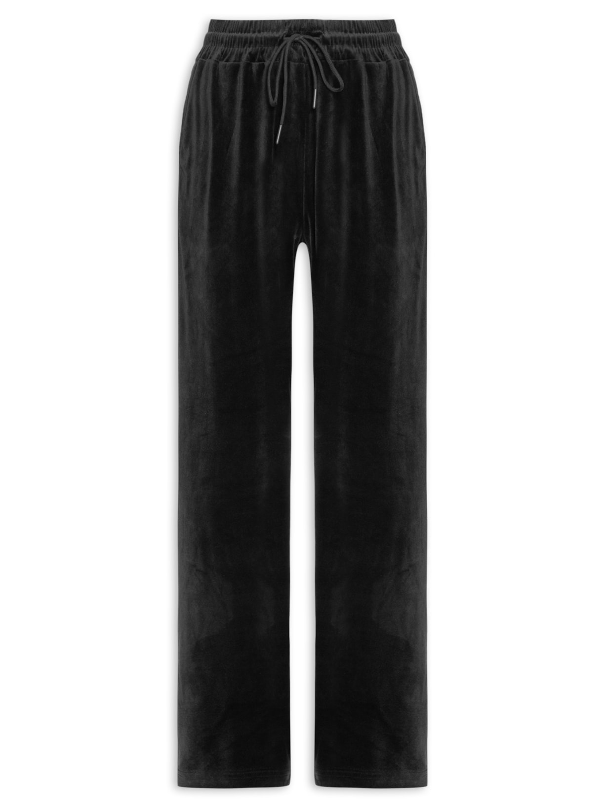 Calça Feminina De Moletom Plush - Preto