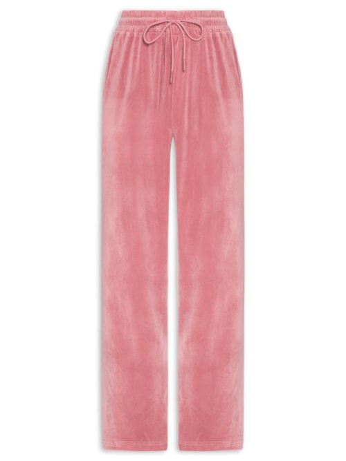 Calça Feminina De Moletom Plush - Rosa