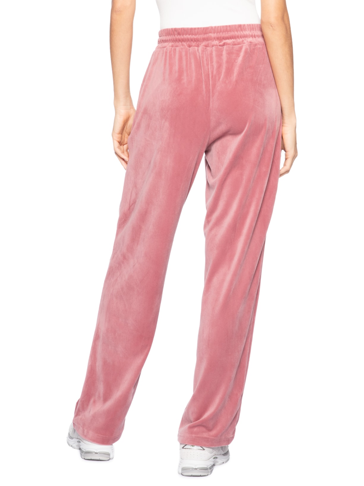 Calça Feminina De Moletom Plush Rosa Basiq