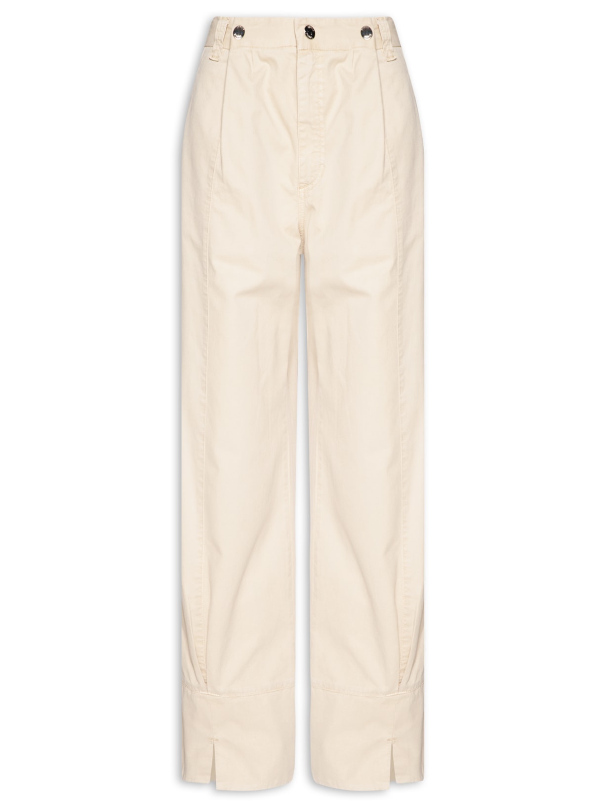 Calça Feminina de Sarja Bege Pret Bege Animale