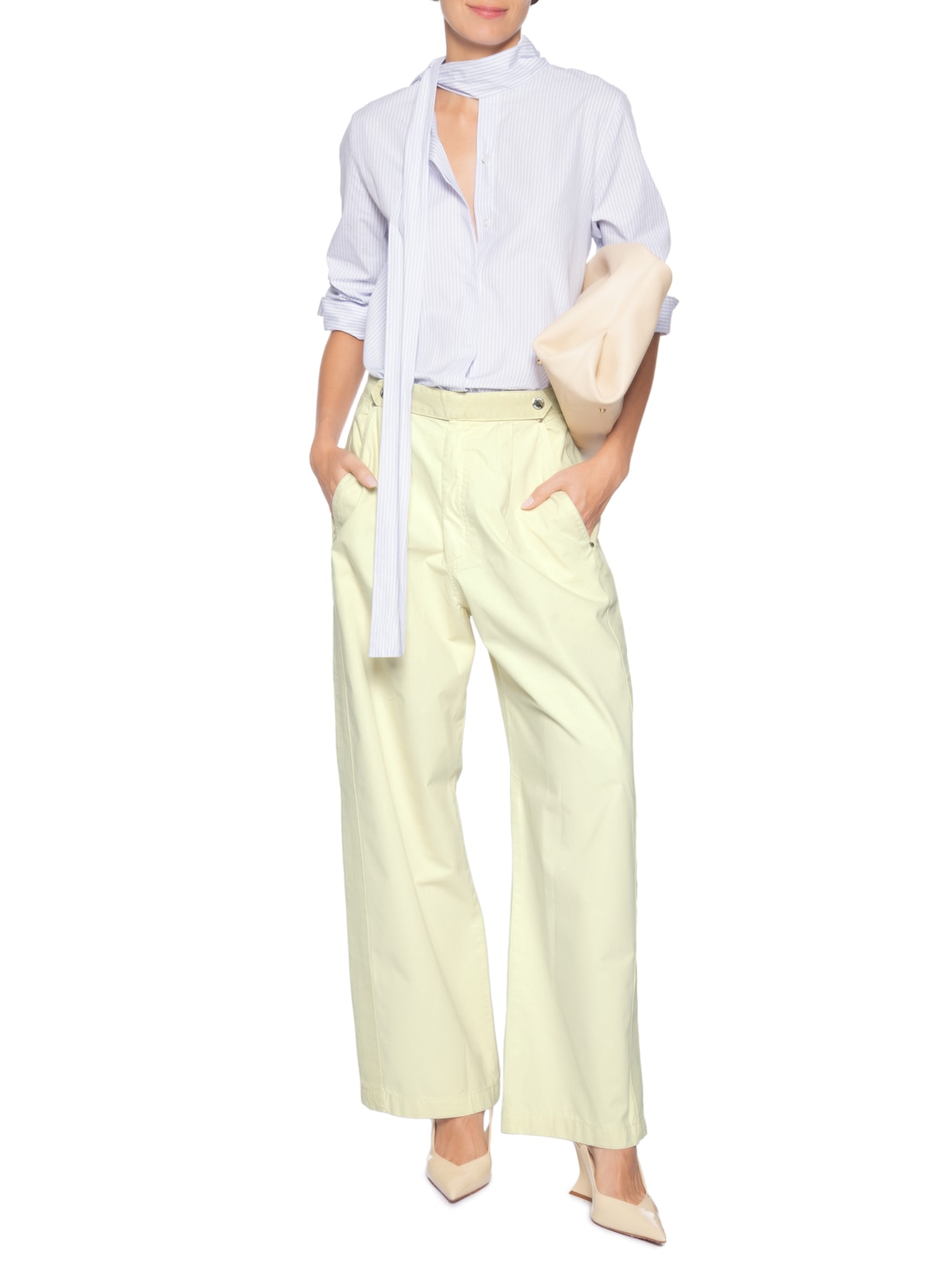 Calça Feminina de Sarja Mix Verde Animale