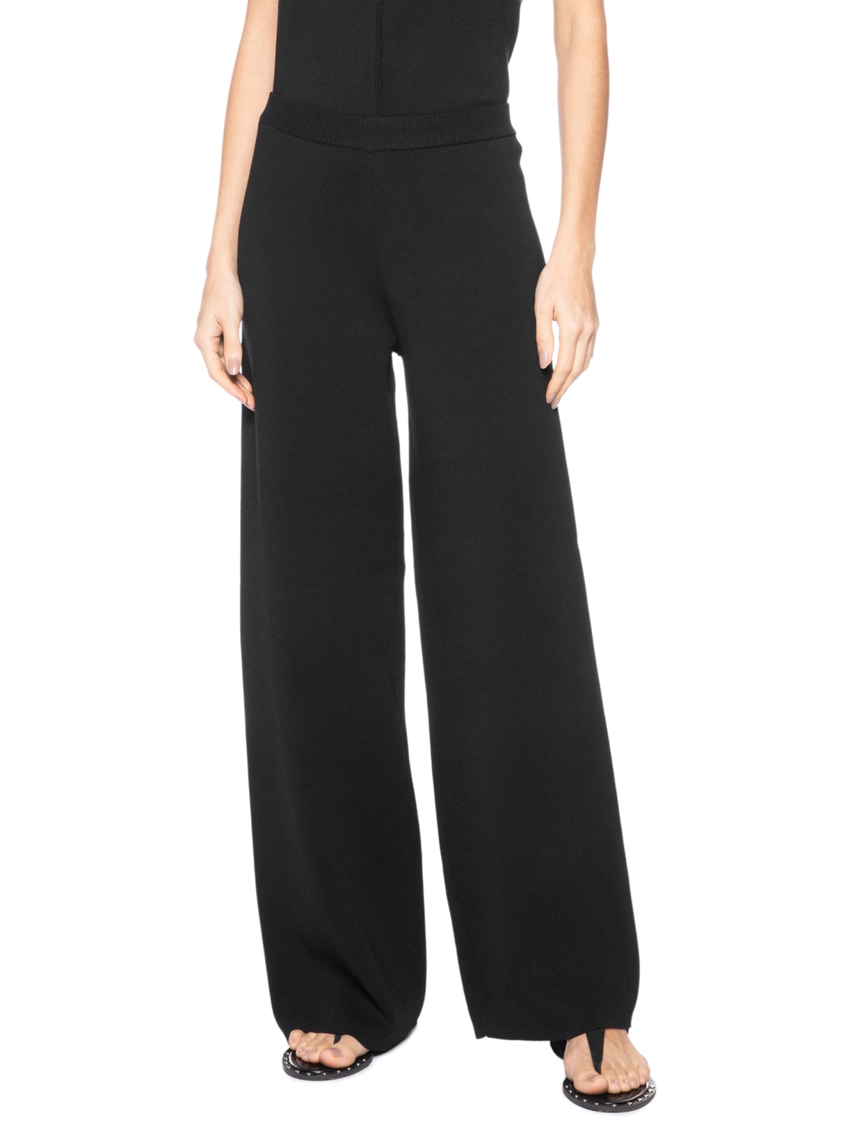 Calça Feminina De Tricot Básica Preto Animale Jeans