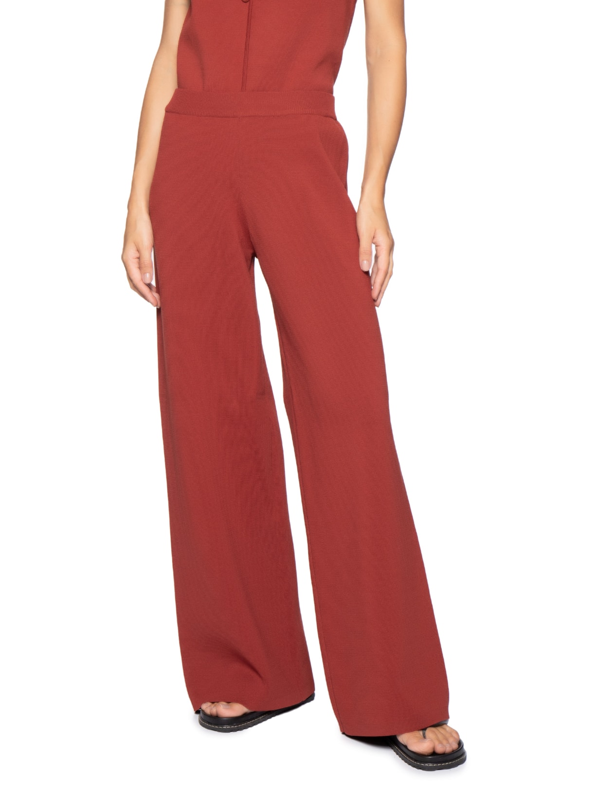 Calça Feminina De Tricot Básica Vermelho Animale Jeans