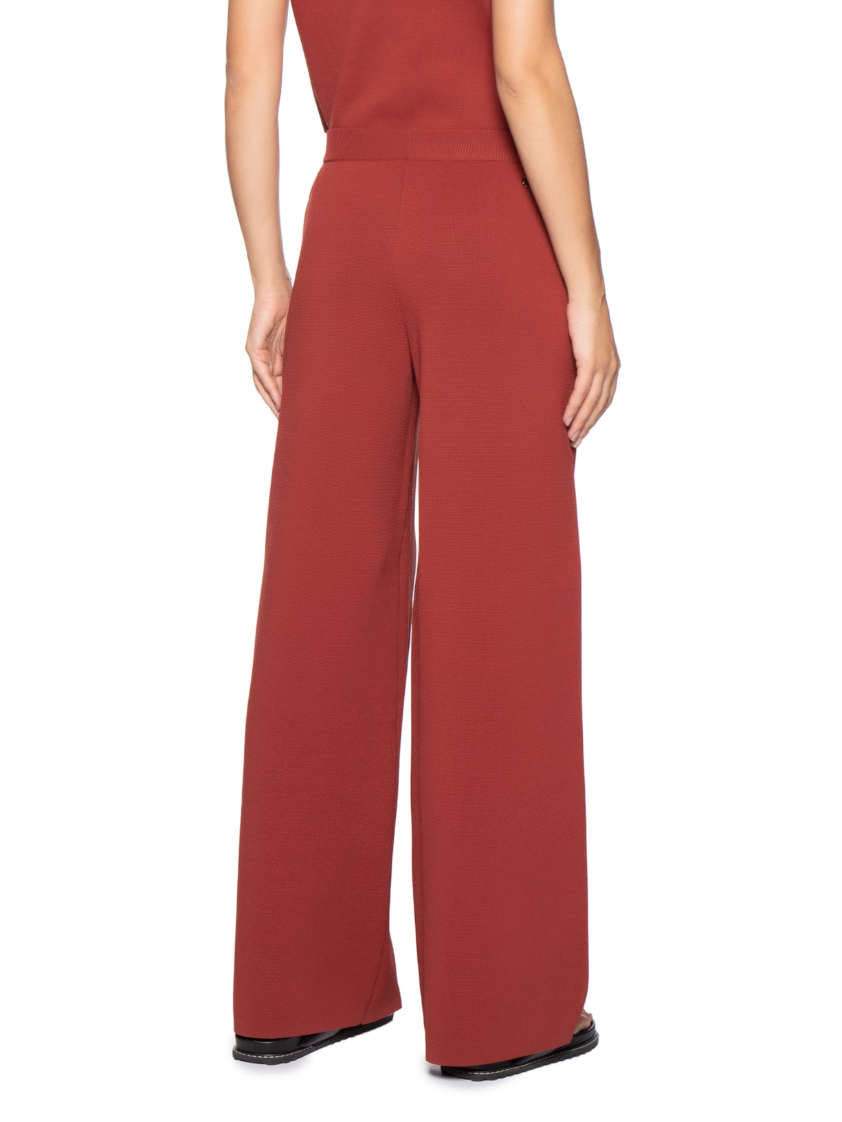 Calça Feminina De Tricot Básica Vermelho Animale Jeans