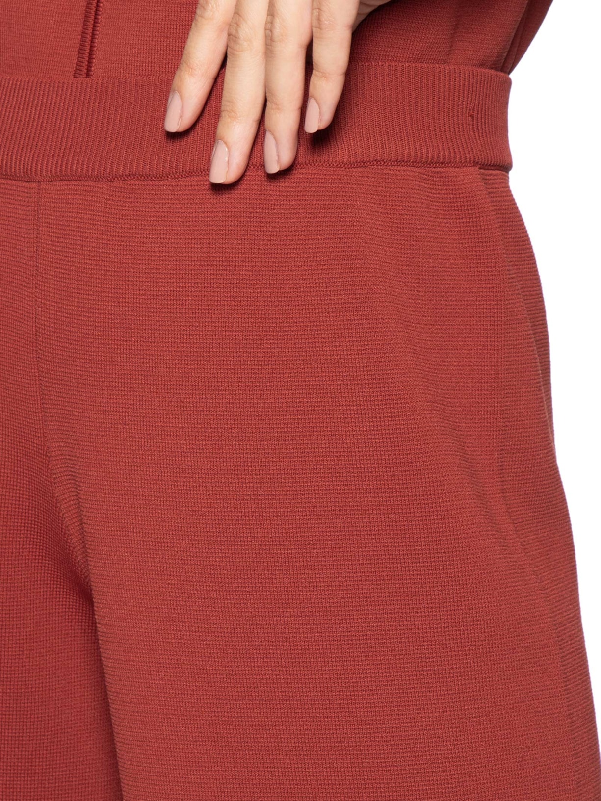 Calça Feminina De Tricot Básica Vermelho Animale Jeans