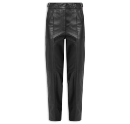 Calça Feminina Debora Couro - Preto
