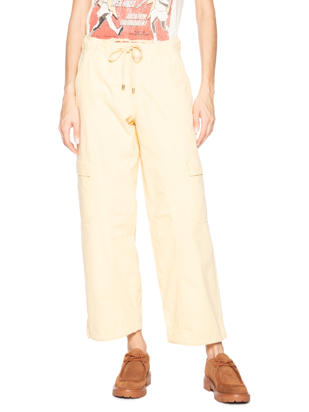 Calça Feminina Denim Lucy Soleil Amarelo Niini