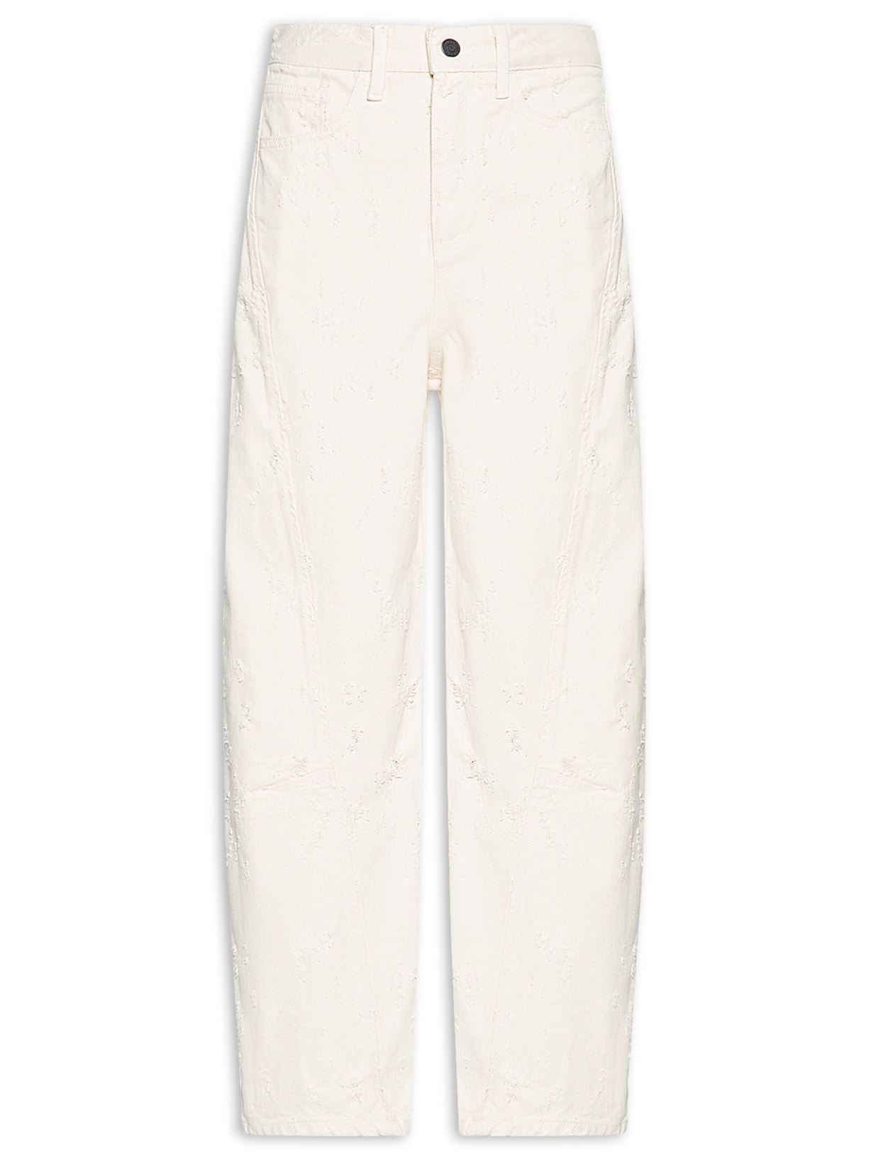 Calça Feminina Denin Texture Off White Osklen